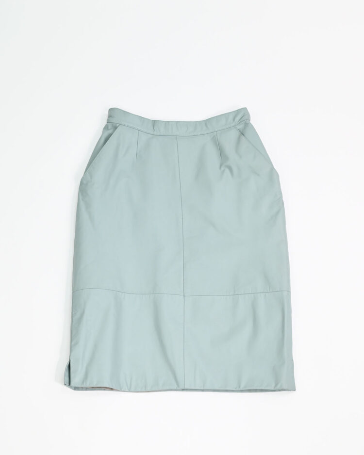 Юбка из натуральной кожи