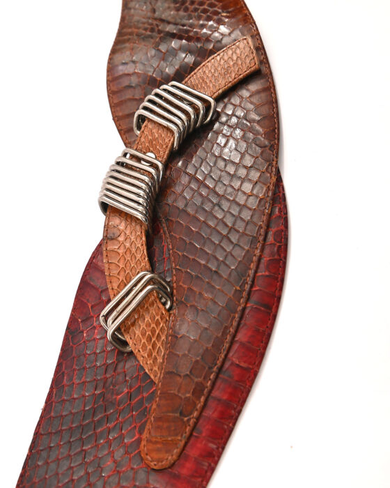 Ремень из змеиной кожи — фото 4