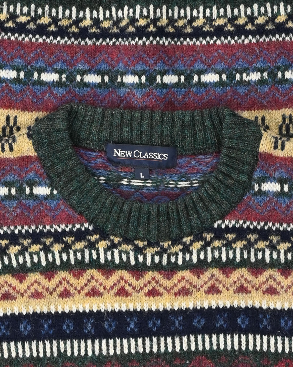 Свитер с жаккардовым орнаментом New Classics New Classics — фото 3