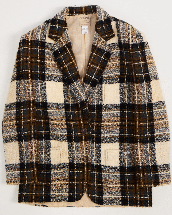 Твидовый жакет из шерсти CELINE Céline