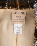 Твидовый жакет из шерсти CELINE Céline — фото 6