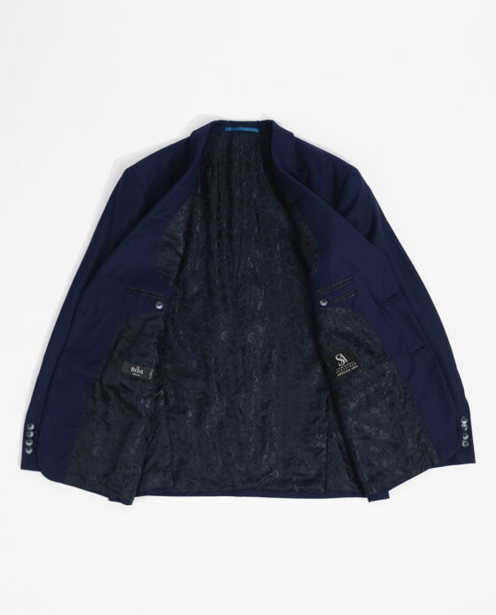 Темно-синий костюм тройка Reda Reda — фото 4