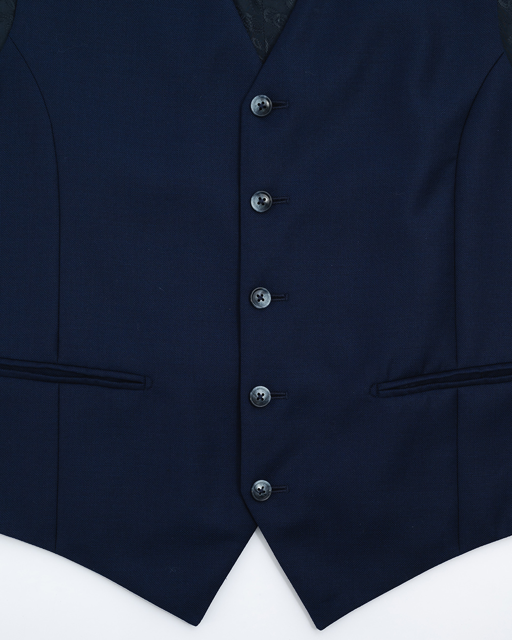 Темно-синий костюм тройка Reda Reda — фото 8