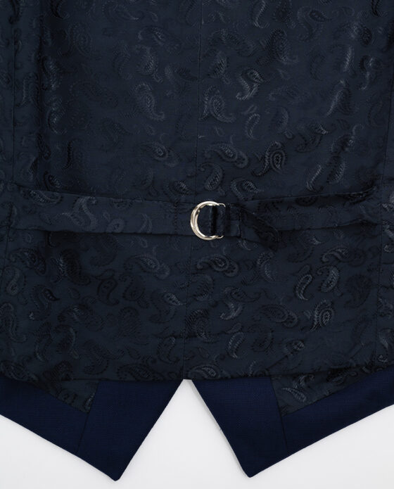 Темно-синий костюм тройка Reda Reda — фото 9