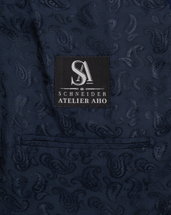 Темно-синий костюм тройка Reda Reda — фото 11