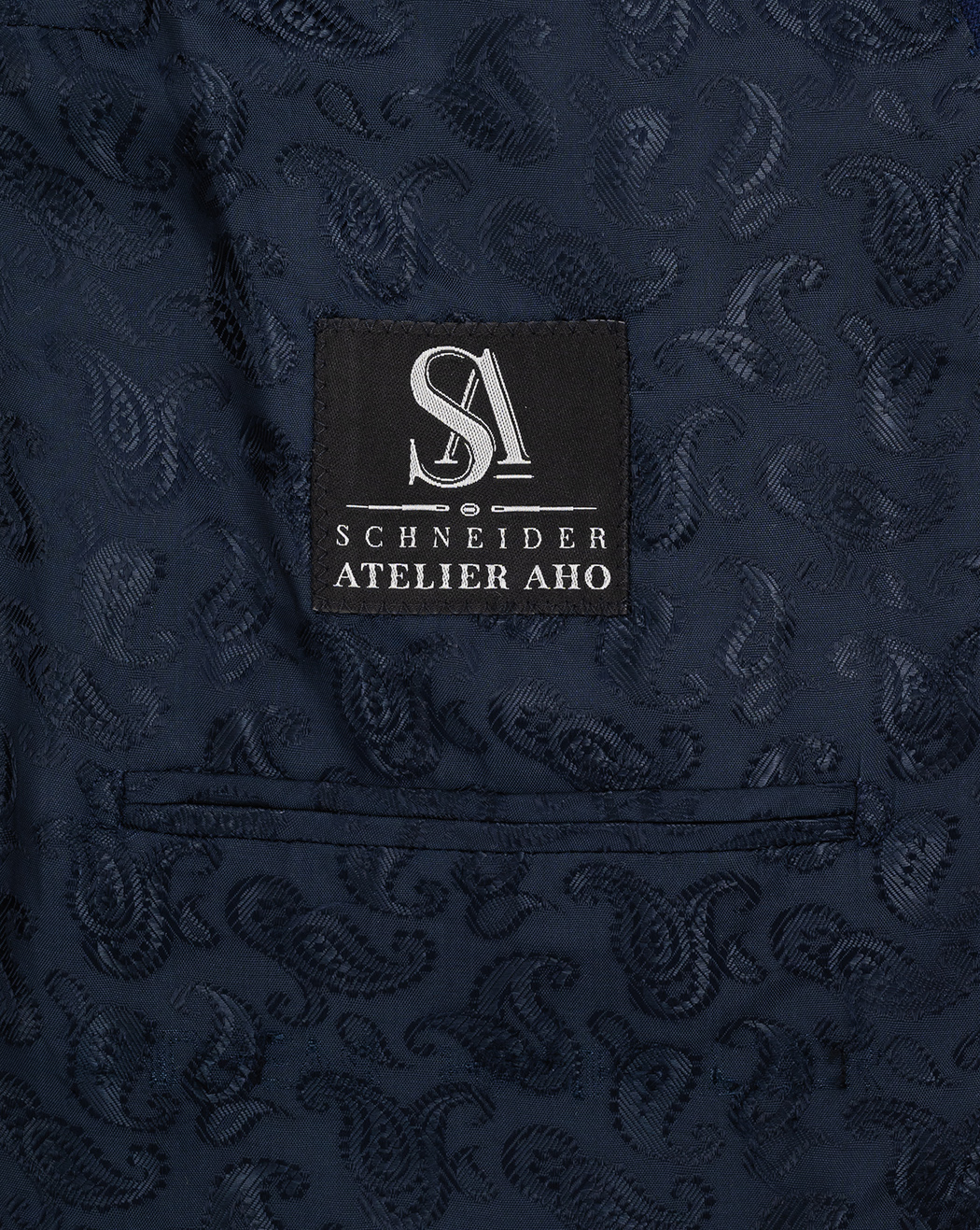 Темно-синий костюм тройка Reda Reda — фото 11