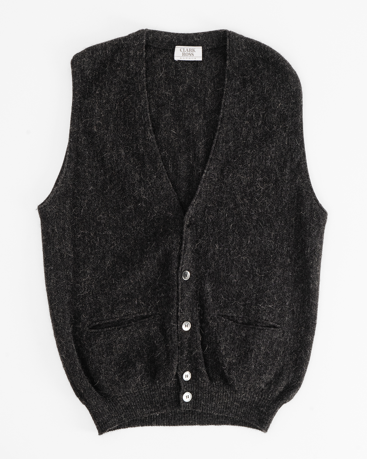 Жилет из чистой альпаки Clark Ross