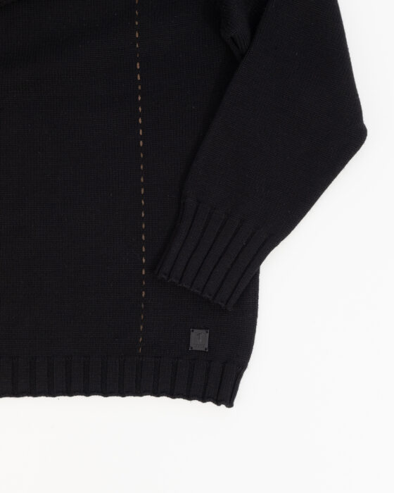 Черный свитер Trussardi Jeans Trussardi Jeans — фото 4