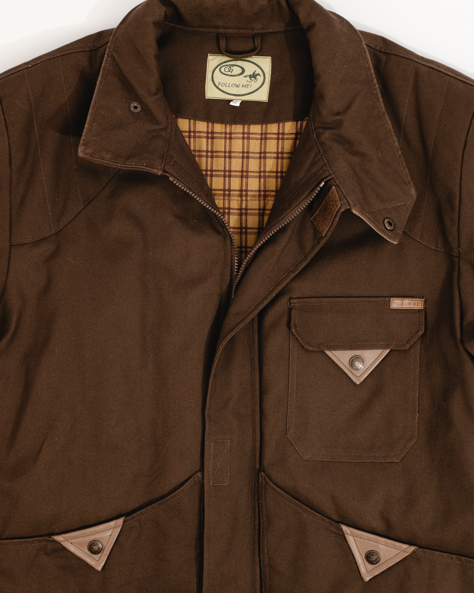 Куртка Follow Me из плотного хлопка — фото 3