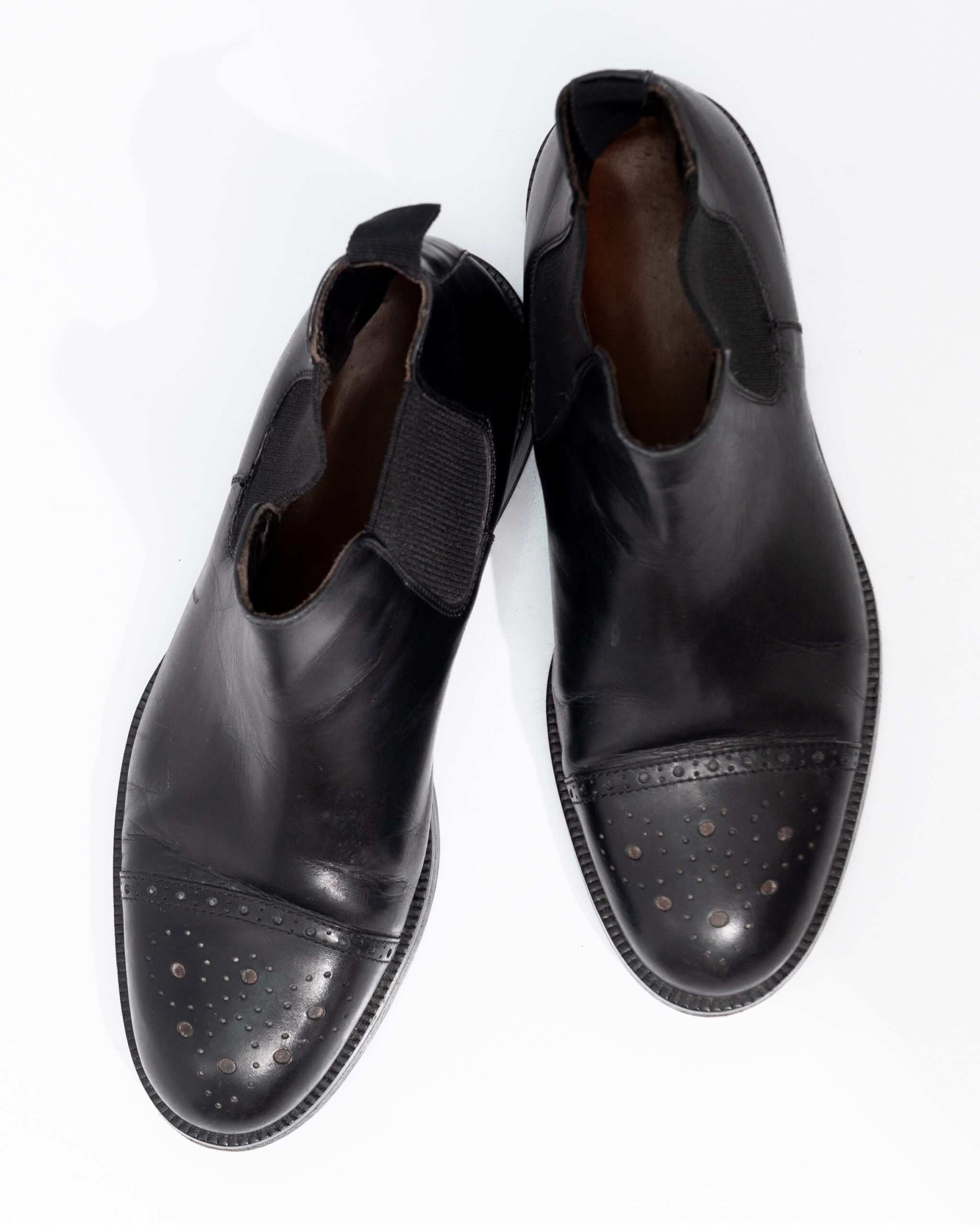 Кожаные челси Pollini с перфорацией pollini — фото 2