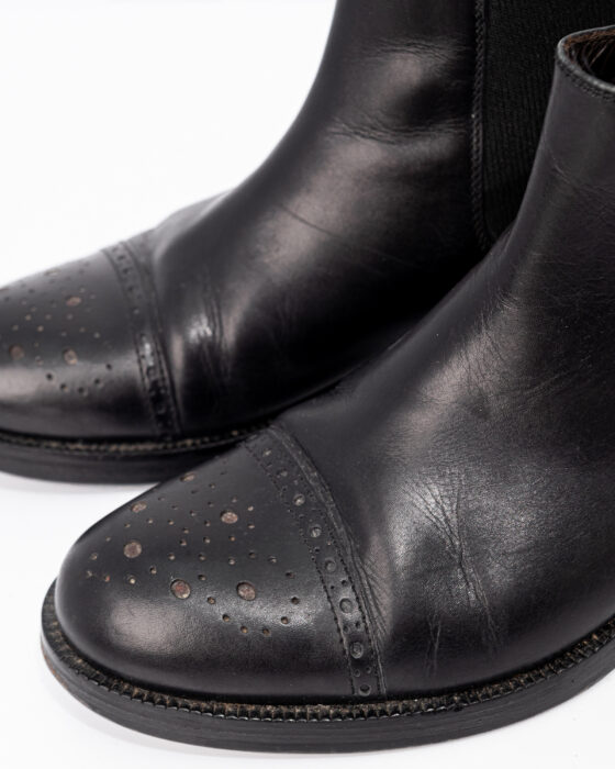 Кожаные челси Pollini с перфорацией pollini — фото 4