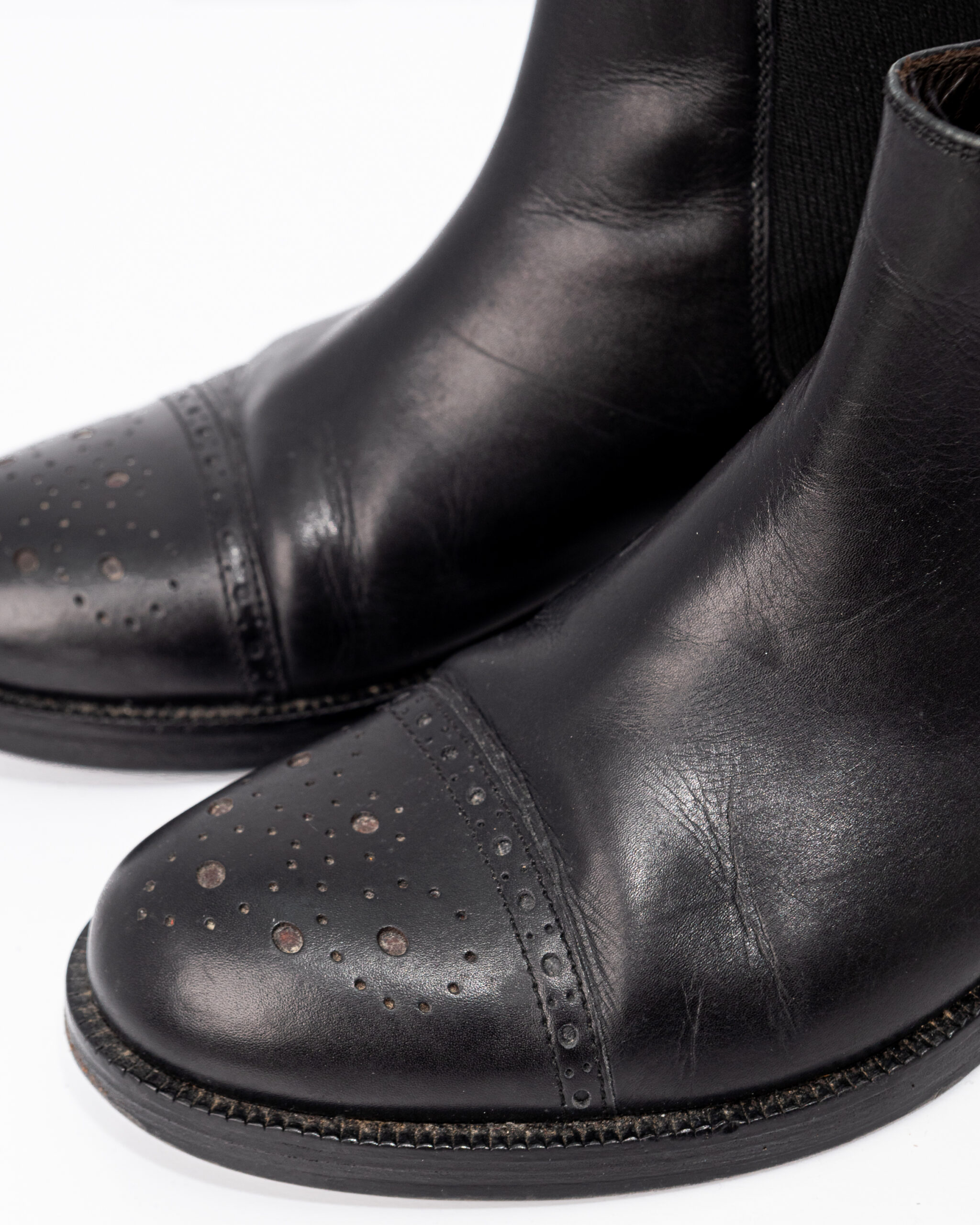 Кожаные челси Pollini с перфорацией pollini — фото 4