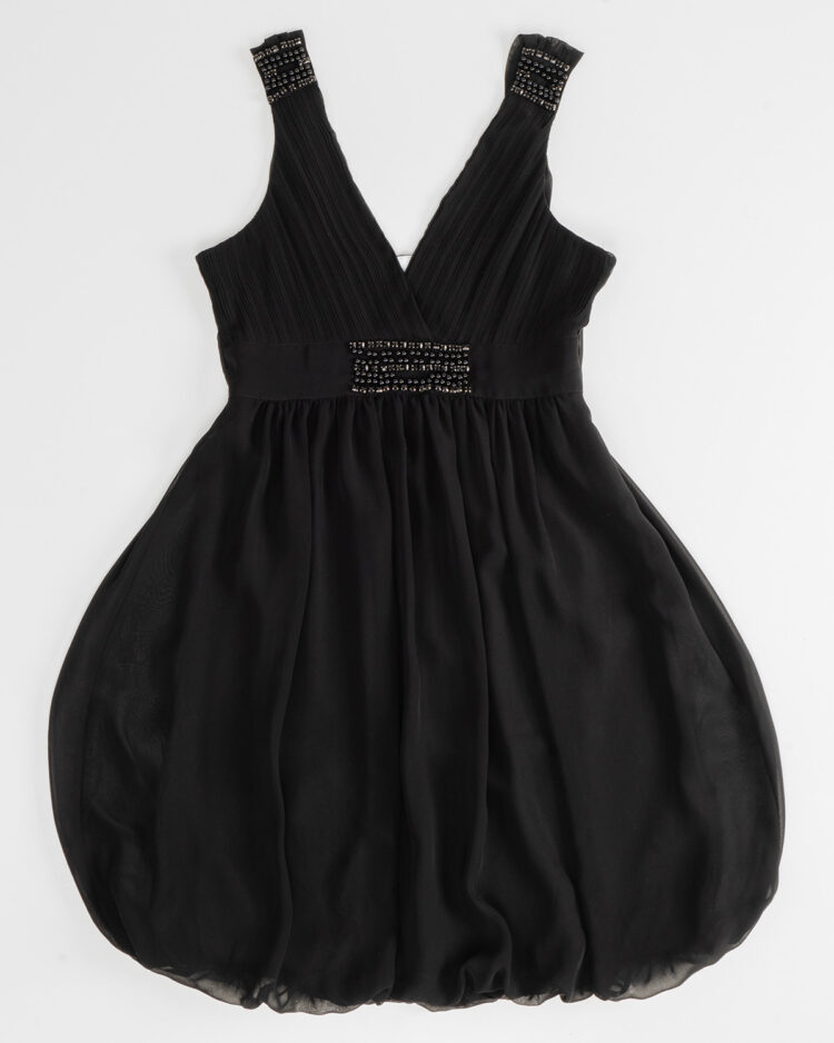 Черное вечернее платье