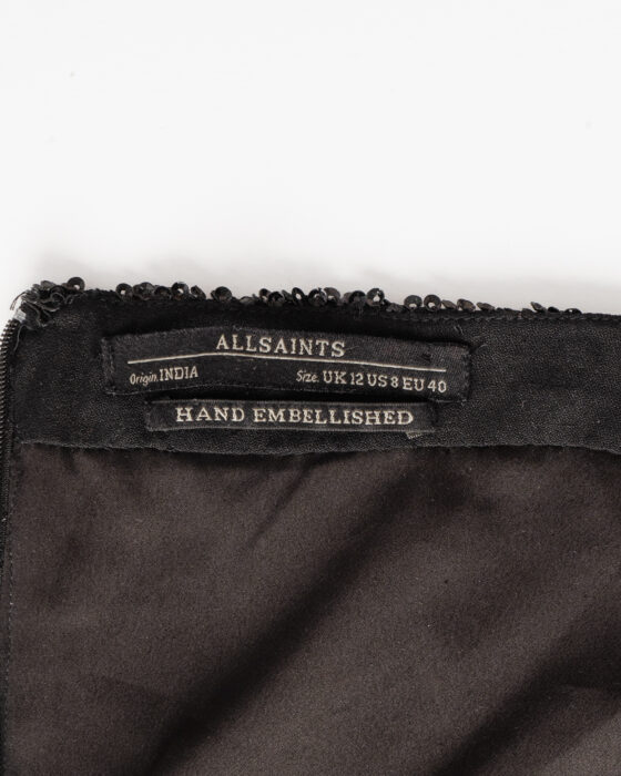 Юбка с ручной вышивкой бисером Allsaints — фото 4