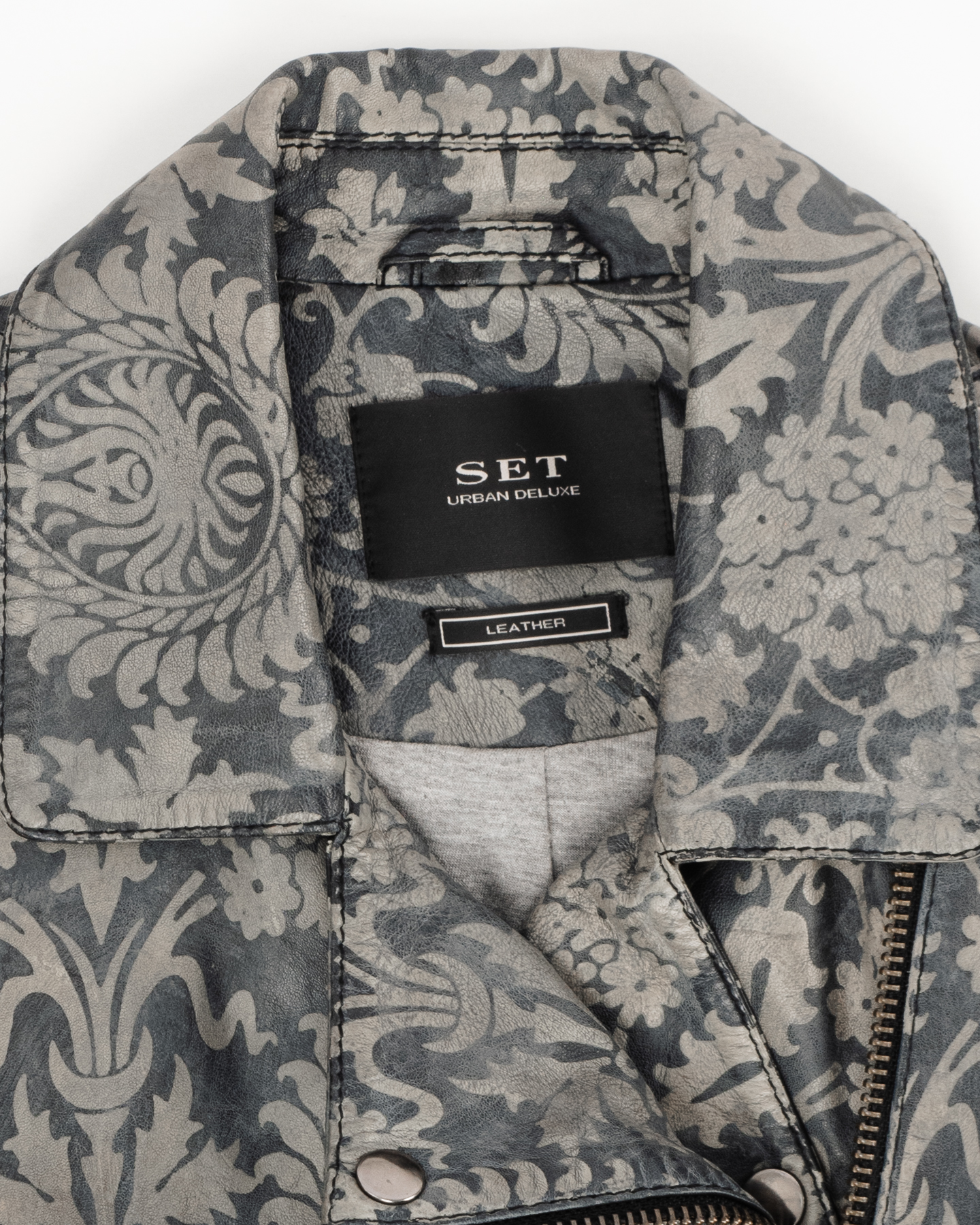 Кожаная куртка с узором SET Urban Deluxe SET Urban Deluxe — фото 3