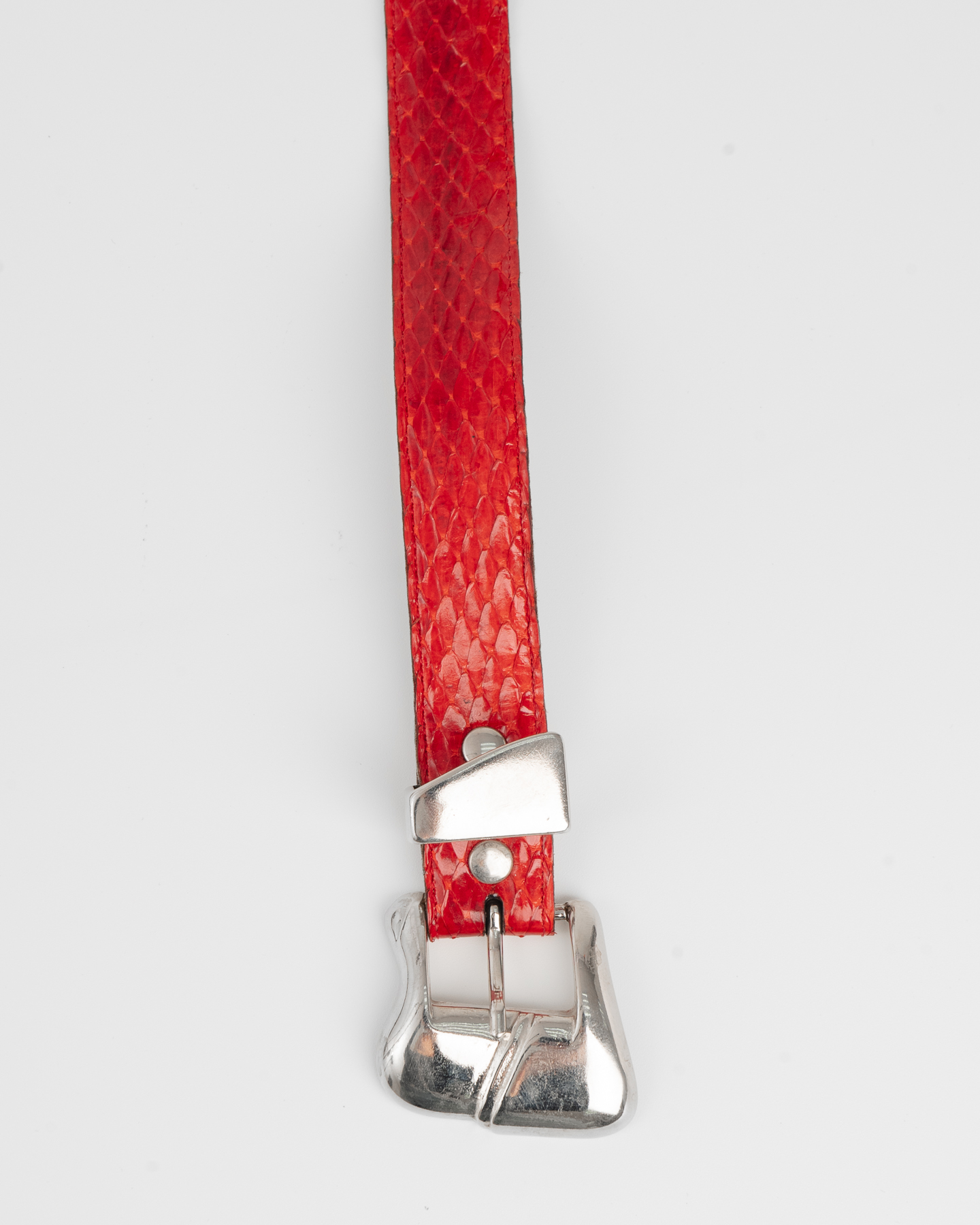 Ремень с фактурой рептилии — фото 3