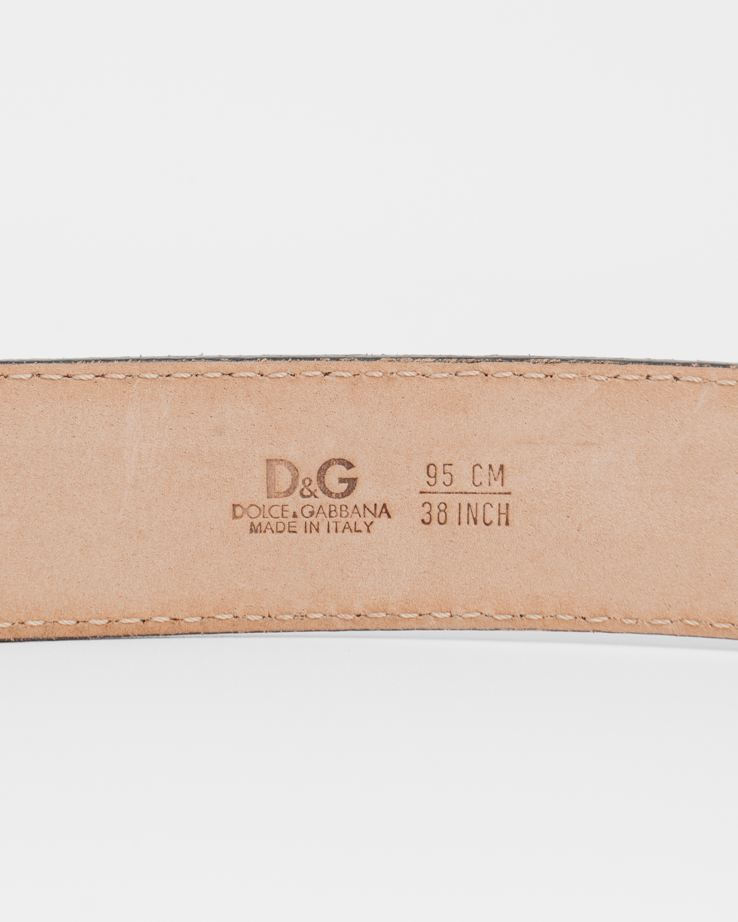 Кожаный ремень D&G Dolce & Gabbana — фото 3