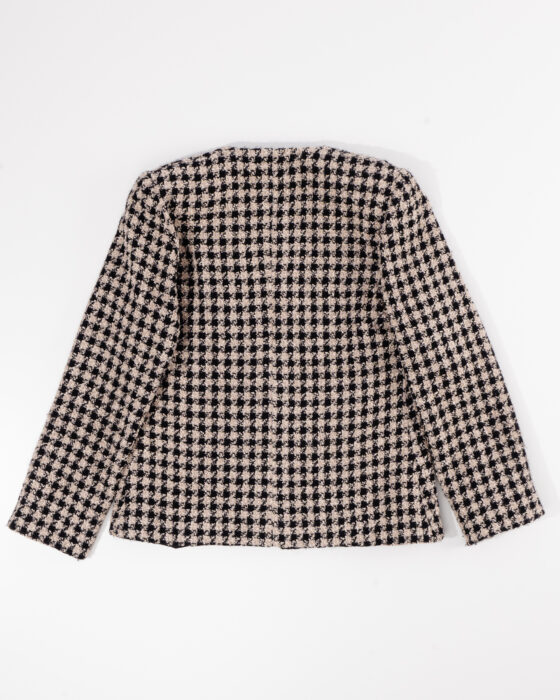 Шерстяной жакет с фактурным узором — фото 2