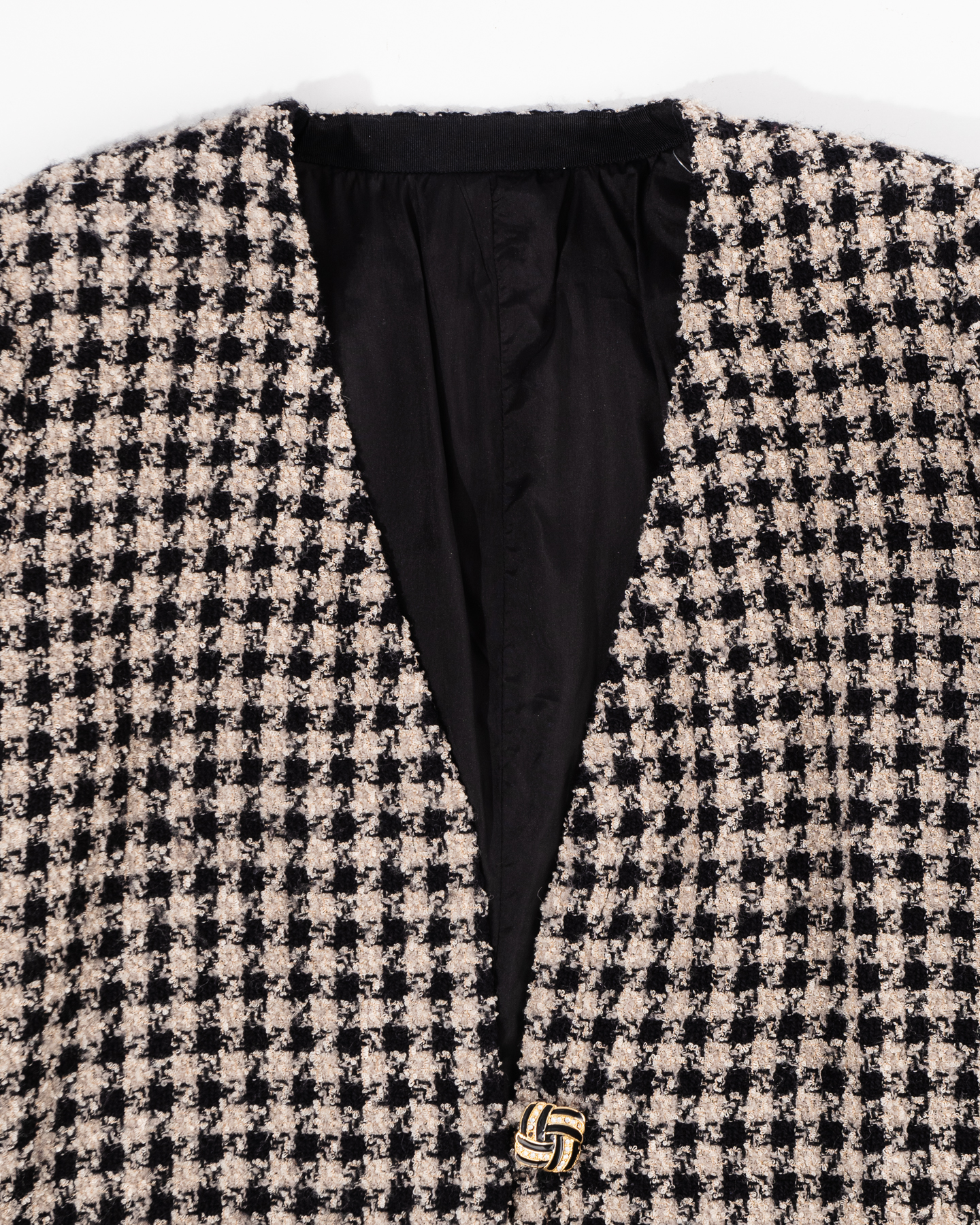 Шерстяной жакет с фактурным узором — фото 3