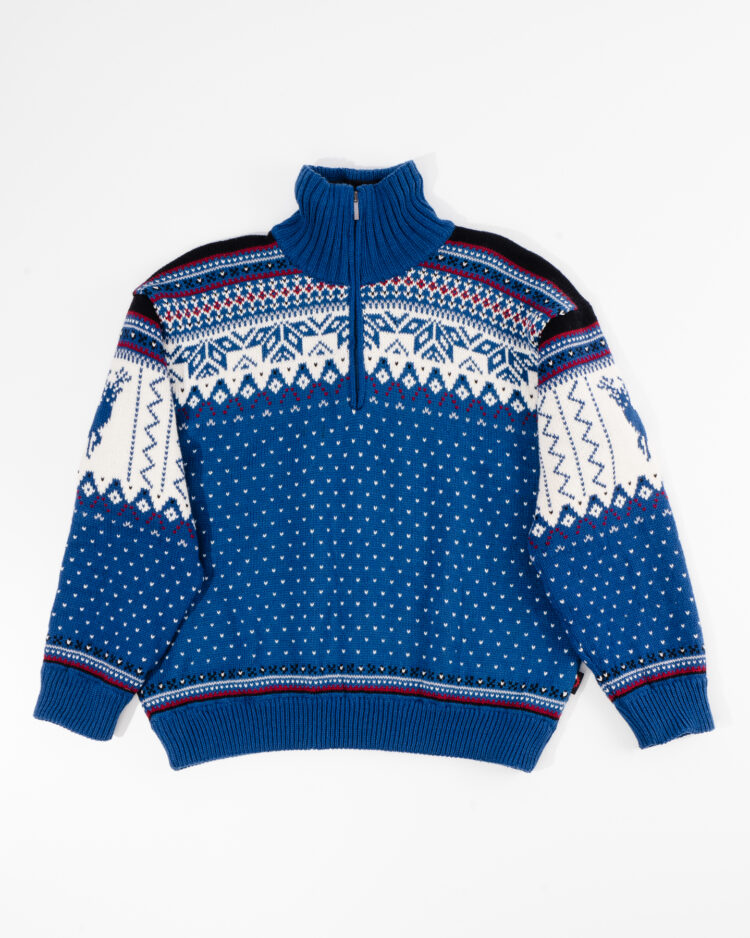 Свитер с норвежским узором