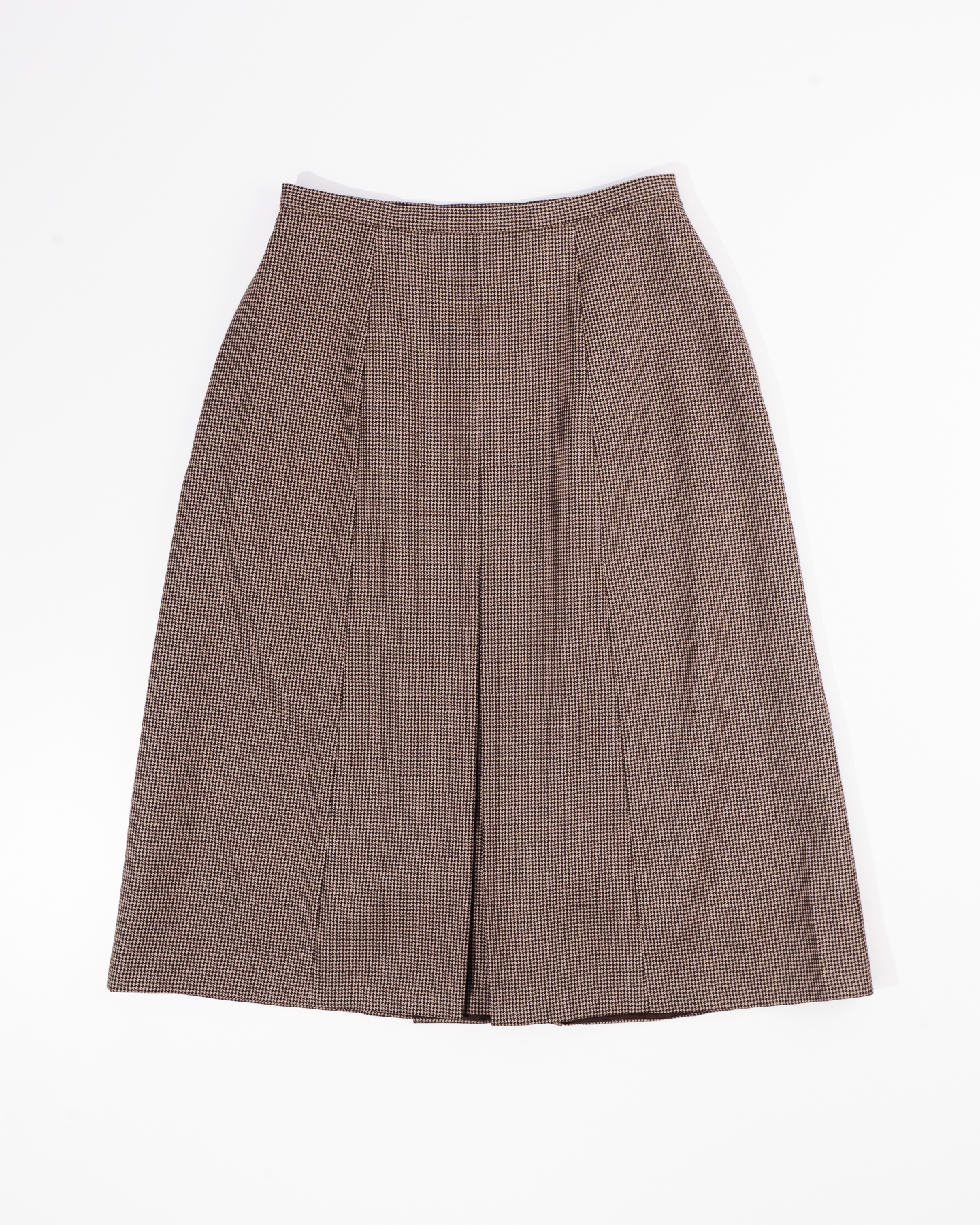 Юбка в пье-де-пуль миди