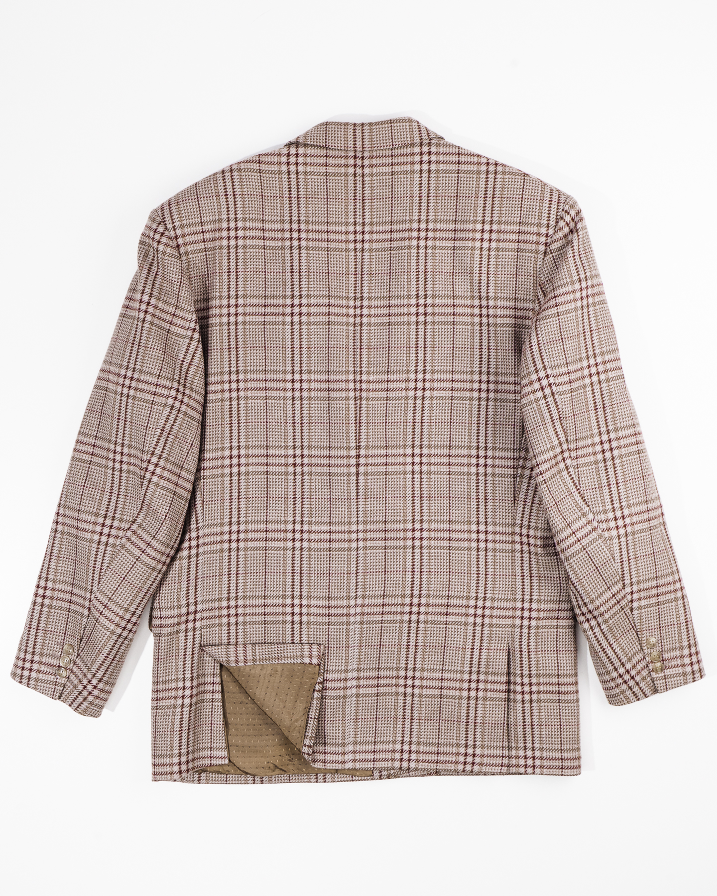 Двубортный пиджак в клетку — фото 2