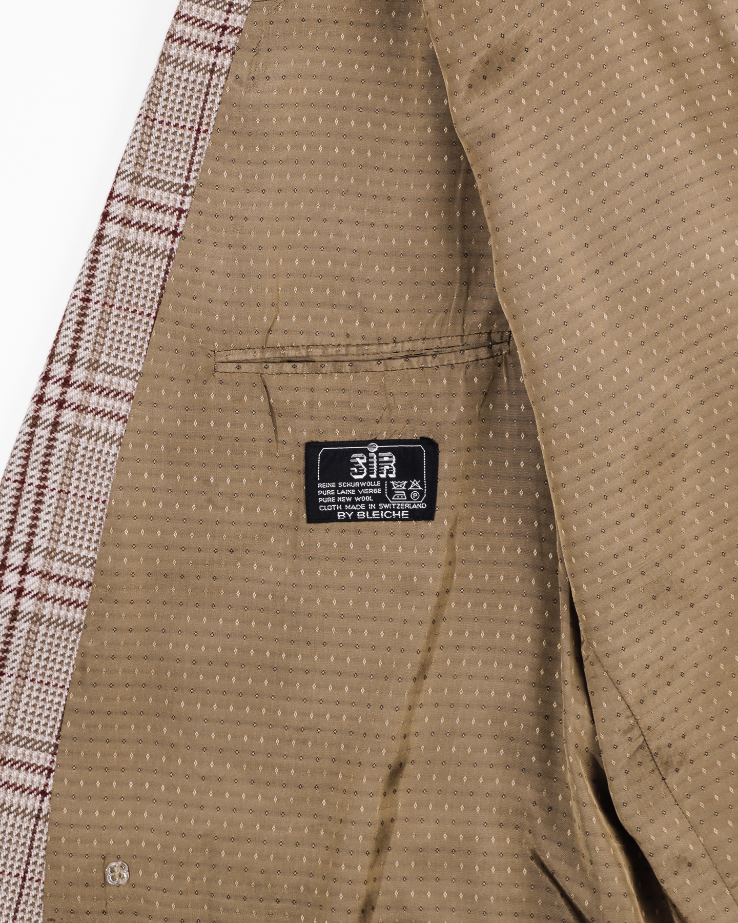 Двубортный пиджак в клетку — фото 4