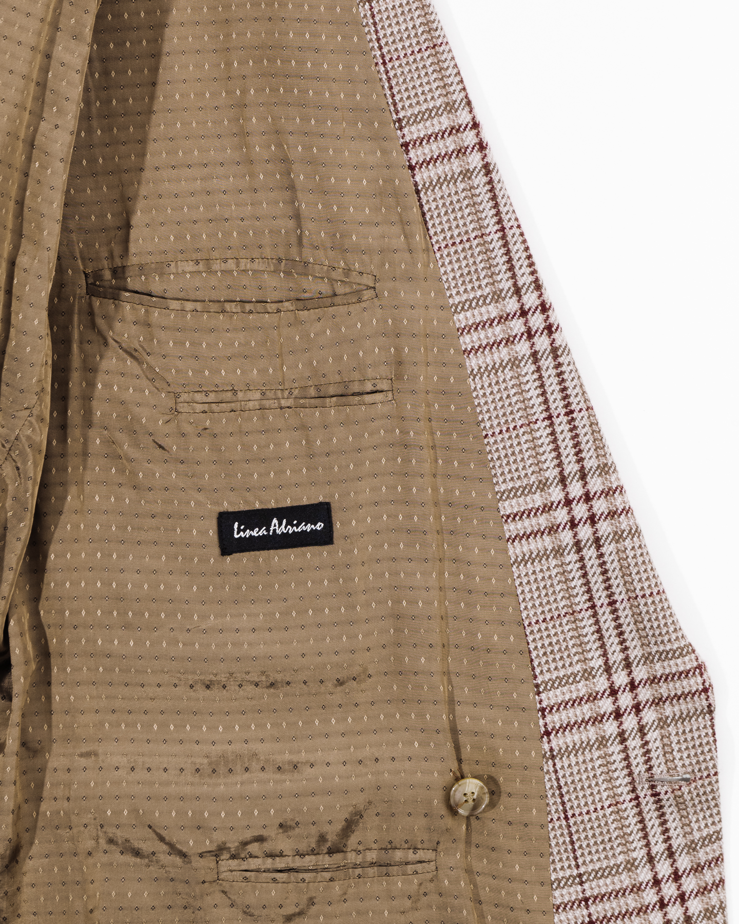 Двубортный пиджак в клетку — фото 5