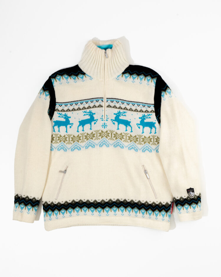 Свитер с норвежским орнаментом