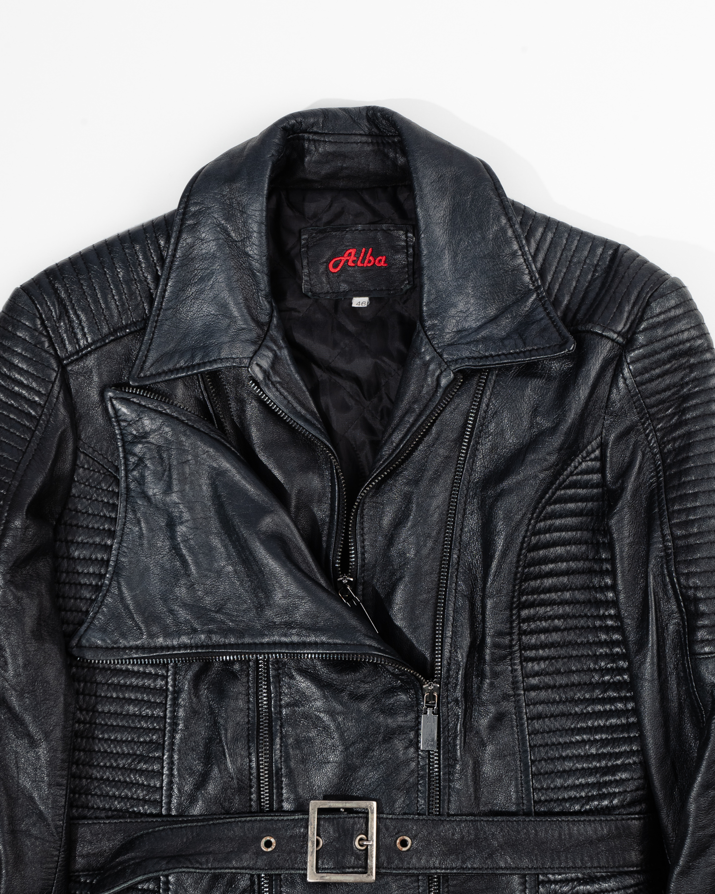 Кожаная куртка Alba made in Italy Alba Moda — фото 3