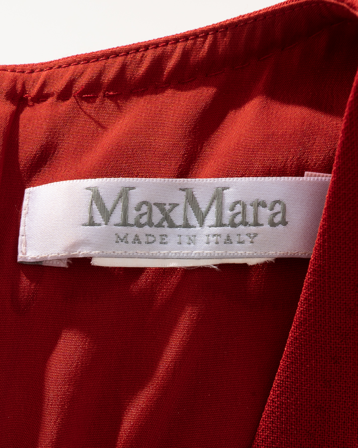 Красное платье-футляр MaxMara Max Mara — фото 4