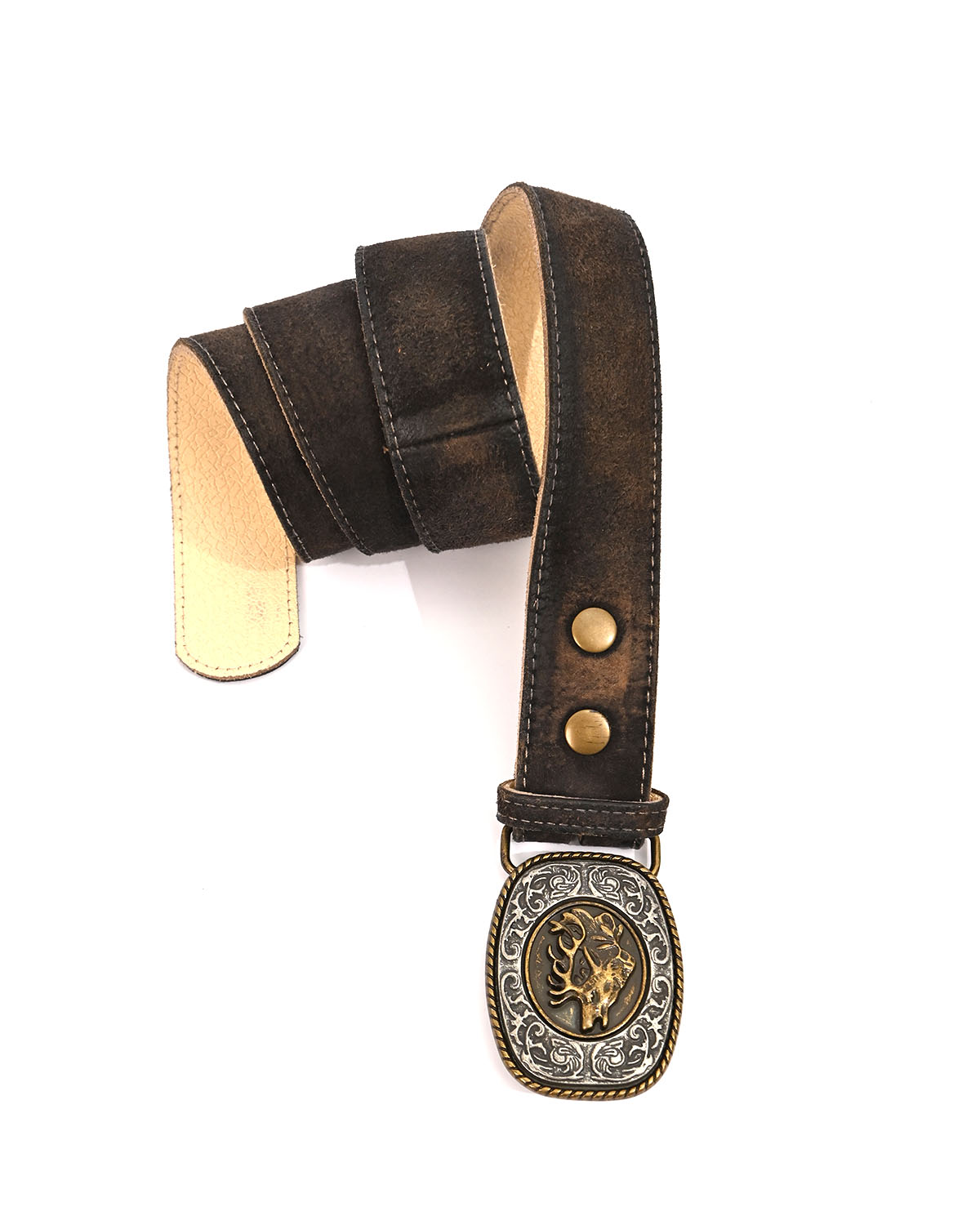 Кожаный ремень в стиле вестерн — фото 2