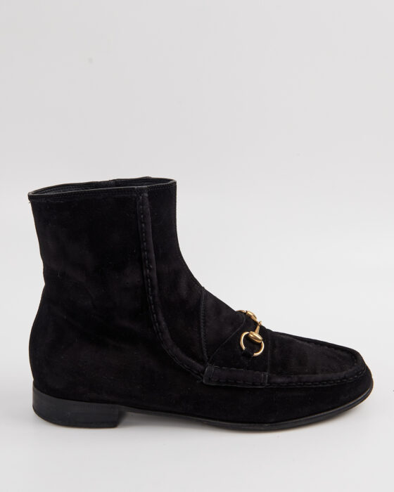 Замшевые ботинки Gucci Gucci