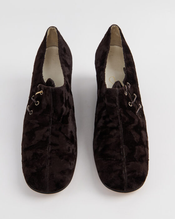 Винтажные ботильоны на танкетке — фото 3