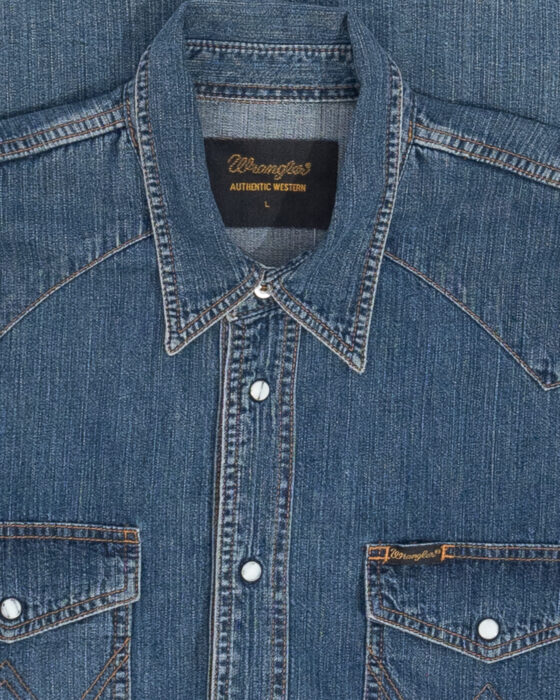 Джинсовая рубашка Wrangler Wrangler — фото 3