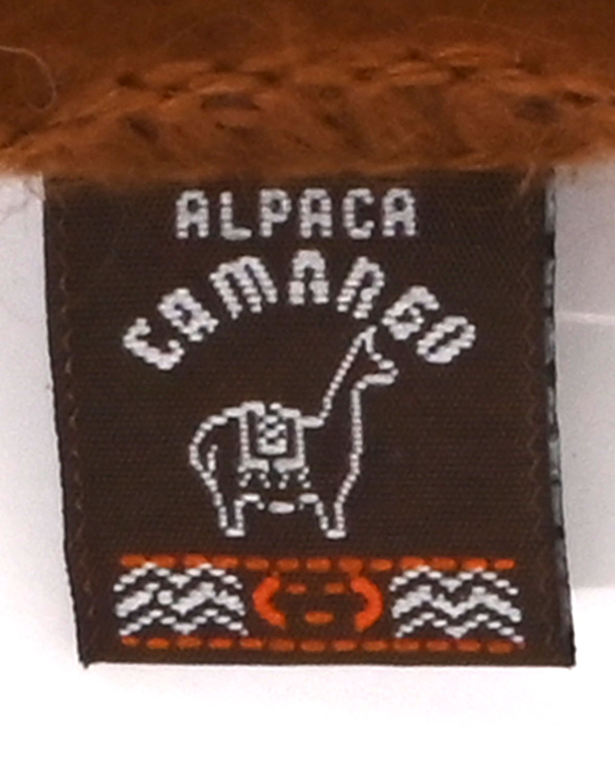 Шарф карамельного оттенка из альпаки — фото 5