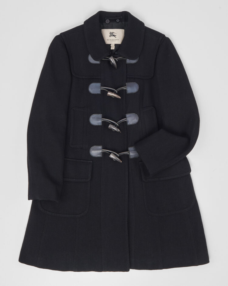 Пальто Burberry из шерсти и льна