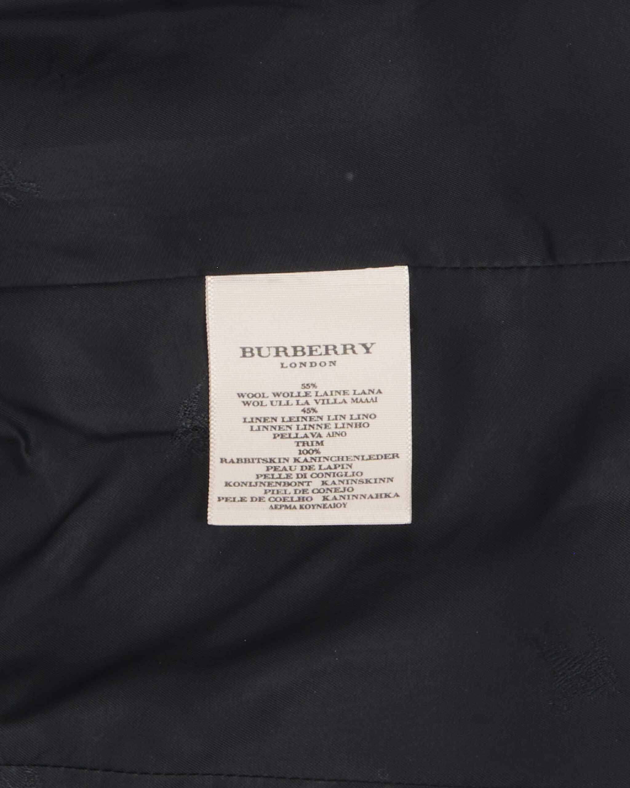 Пальто Burberry из шерсти и льна Burberry — фото 4