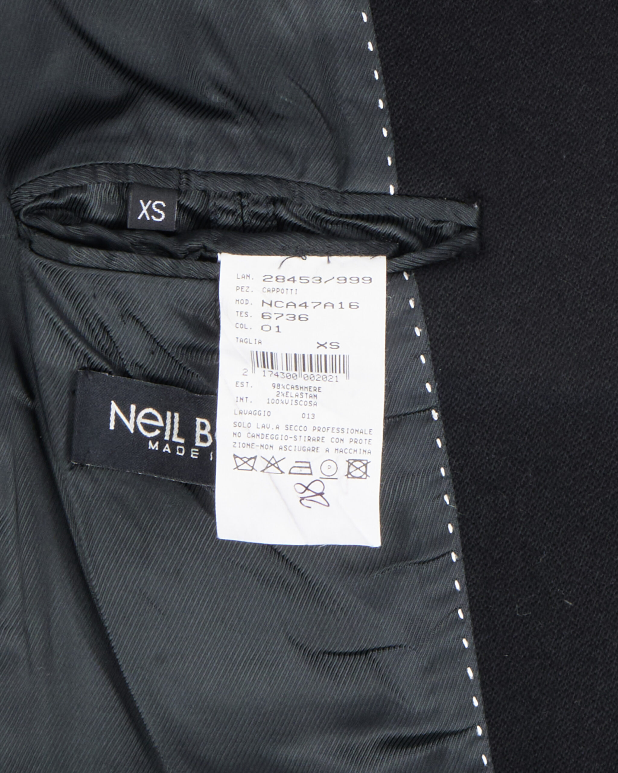 Пальто Neil Barrett из кашемира Neil Barrett — фото 5