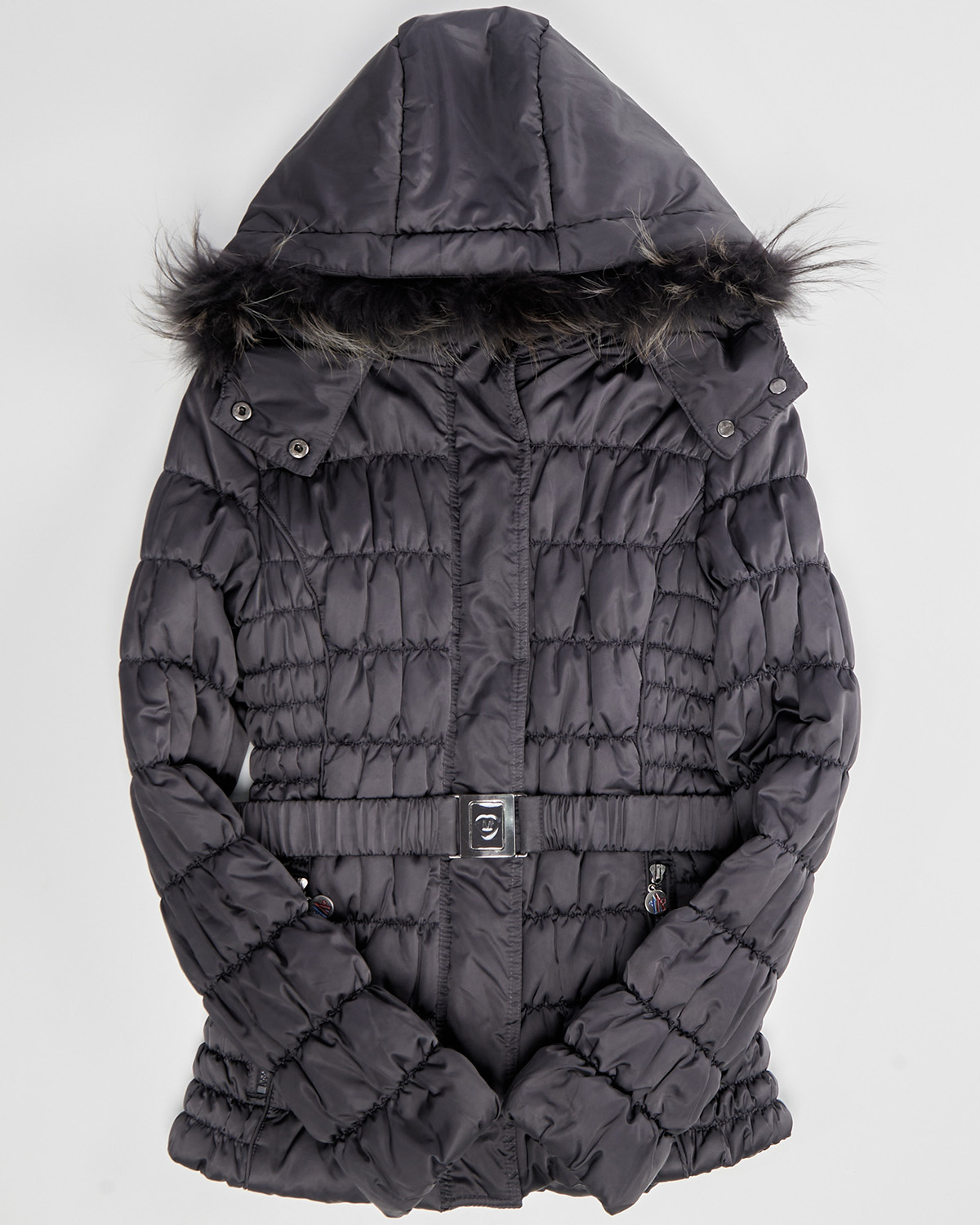 Пуховик Moncler с поясом Moncler