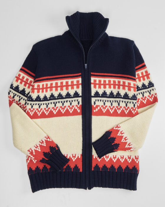 Кардиган на молнии с узором