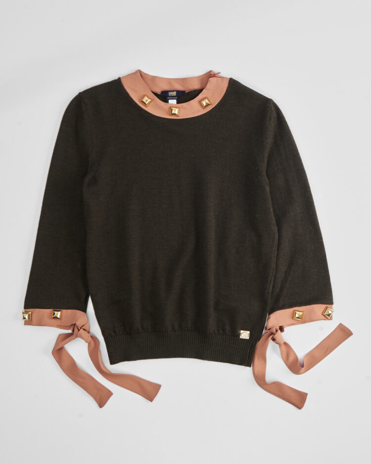 Фактурный джемпер Cavalli Class