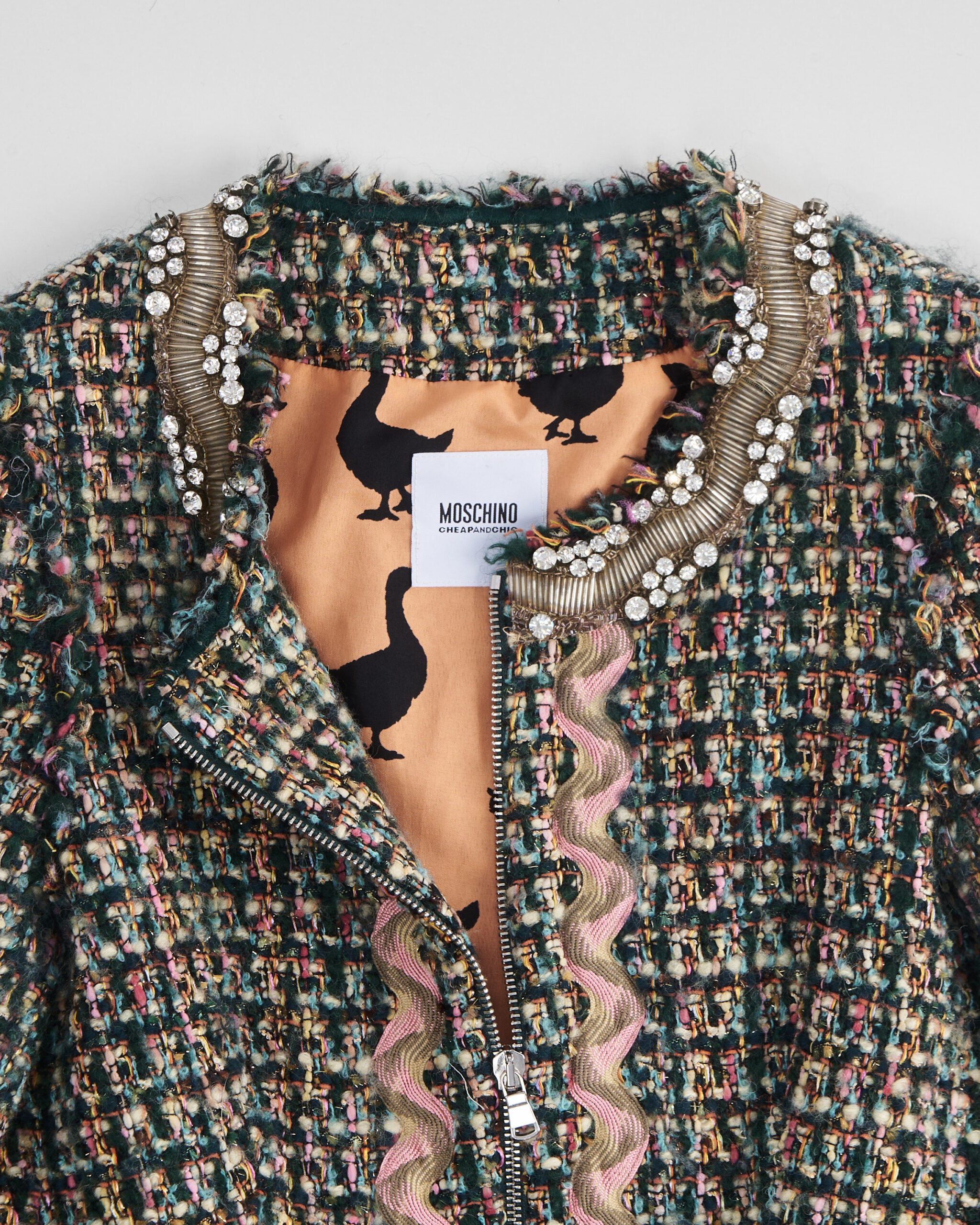 Жакет Moschino из фактурного букле Moschino — фото 3