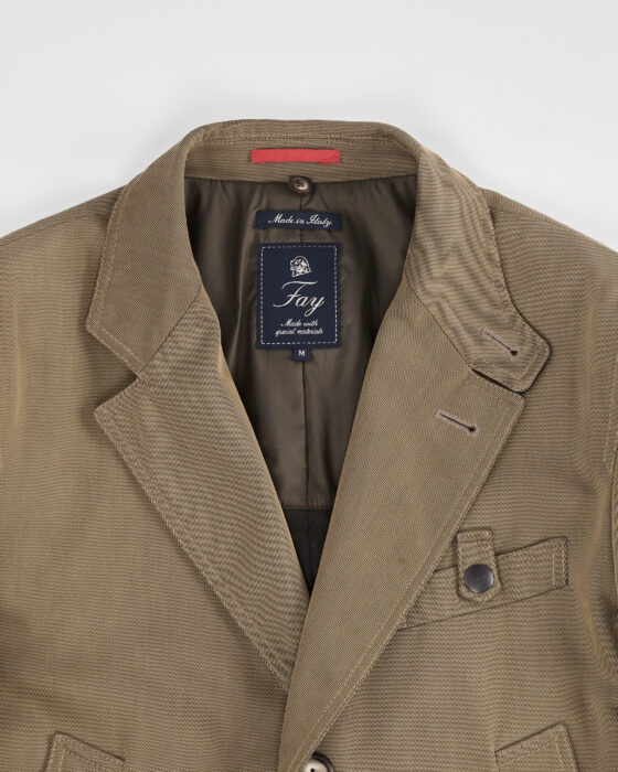 Плащ из хлопка Fay унисекс Fay — фото 3