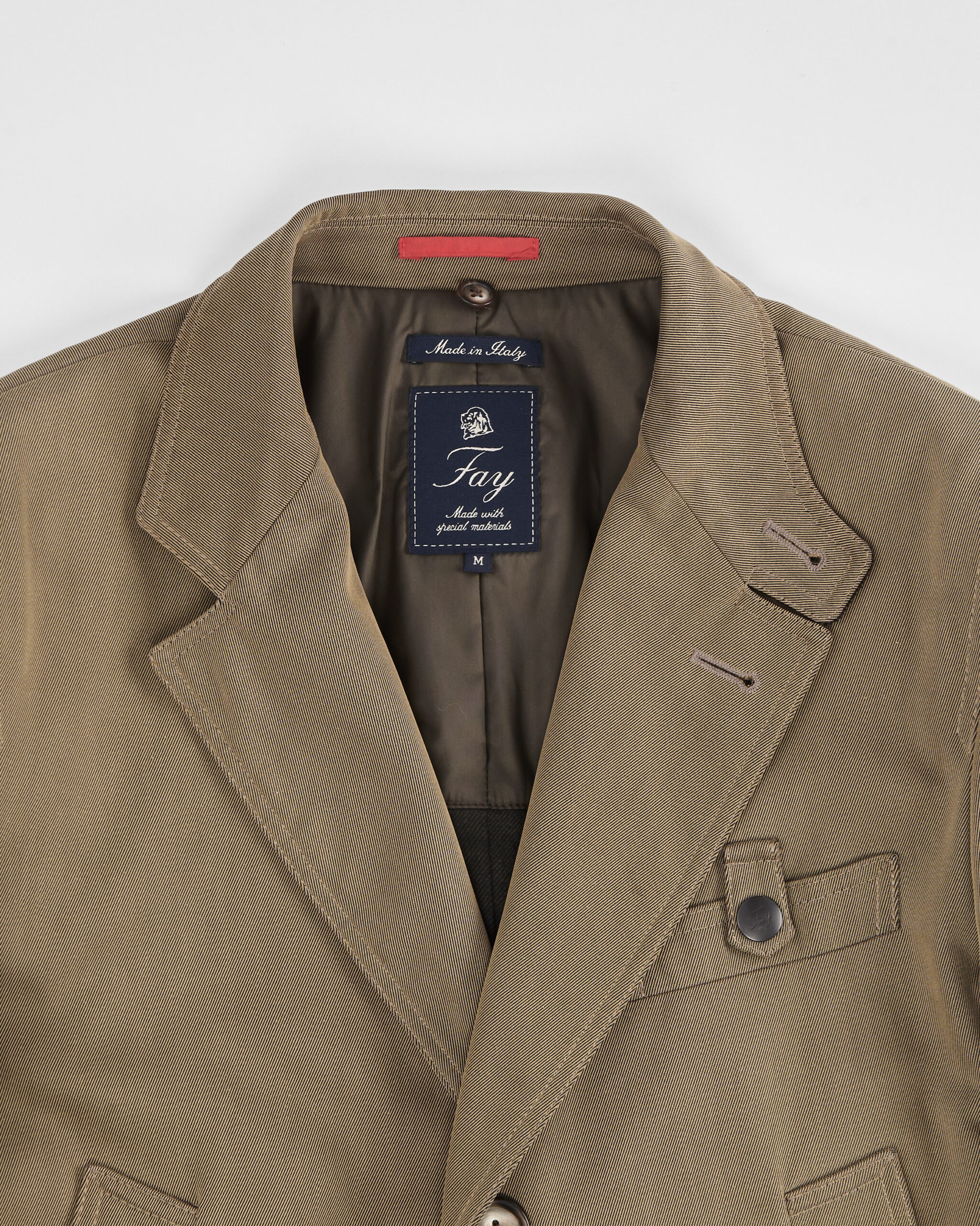 Плащ из хлопка Fay унисекс Fay — фото 3