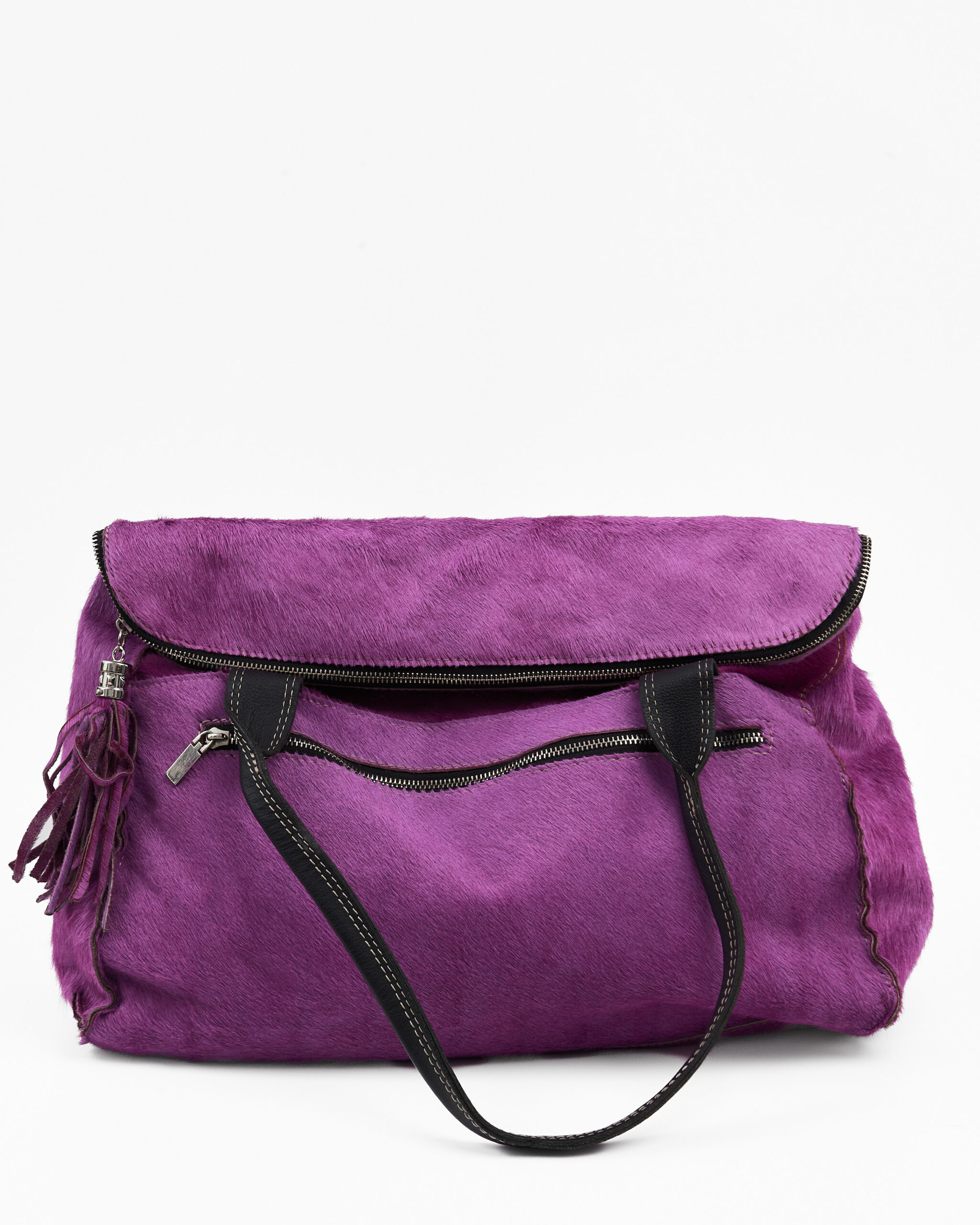 Сумка с фактурой короткого ворса — фото 2