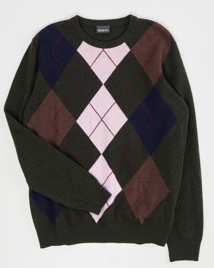 Винтажный свитер из мериносовой шерсти