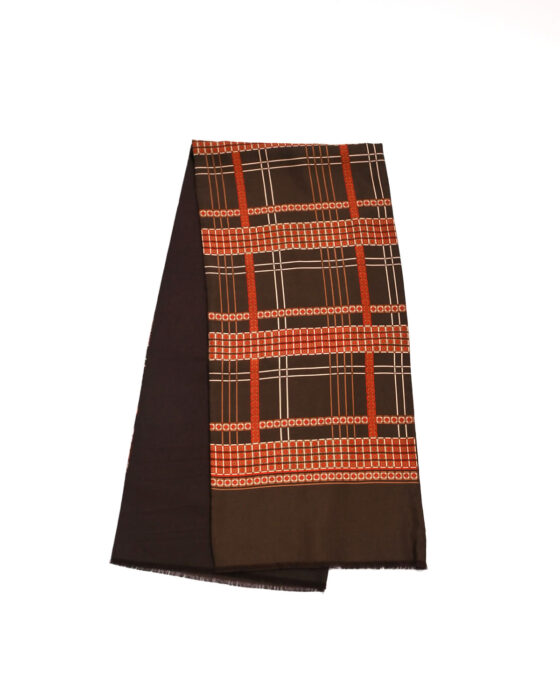 Шарф из шерсти и шелка Made in Italy