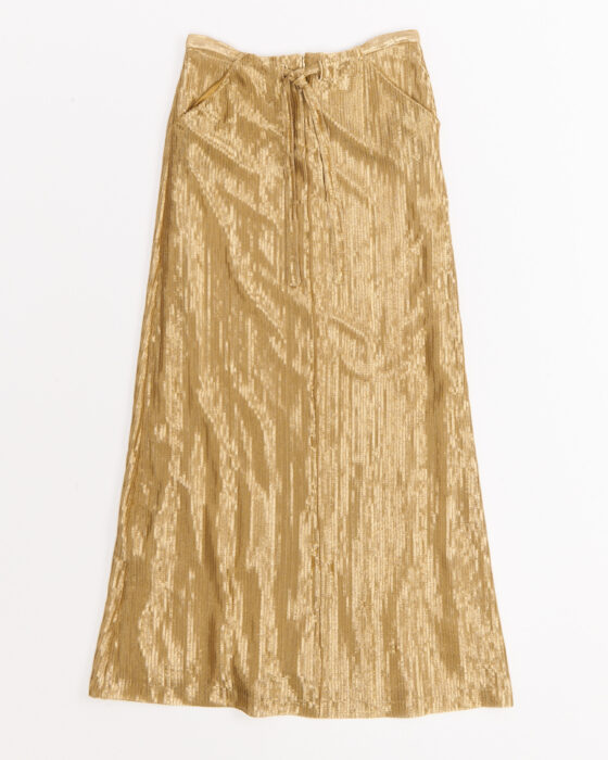 Юбка-макси золотая Blumarine Blumarine