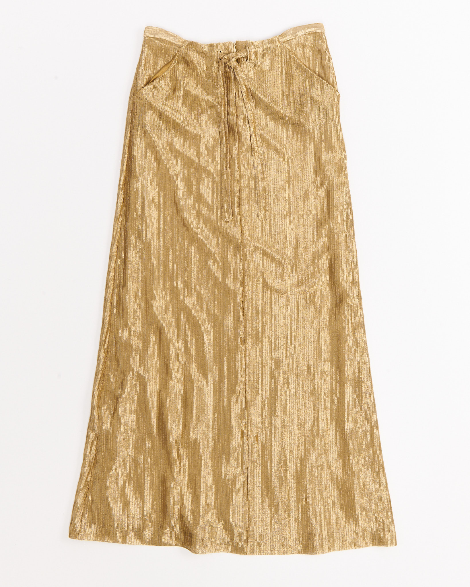 Юбка-макси золотая Blumarine Blumarine
